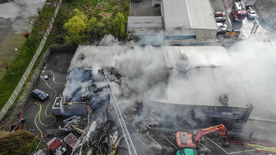 Disco-Halle nach Großbrand „nicht mehr zu retten“