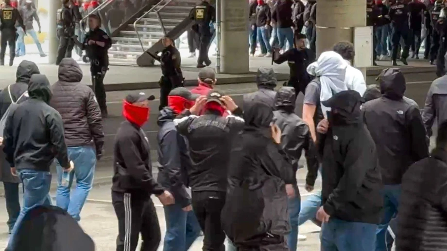 Massenschlägerei vor Bayern-Spiel gegen Stuttgart