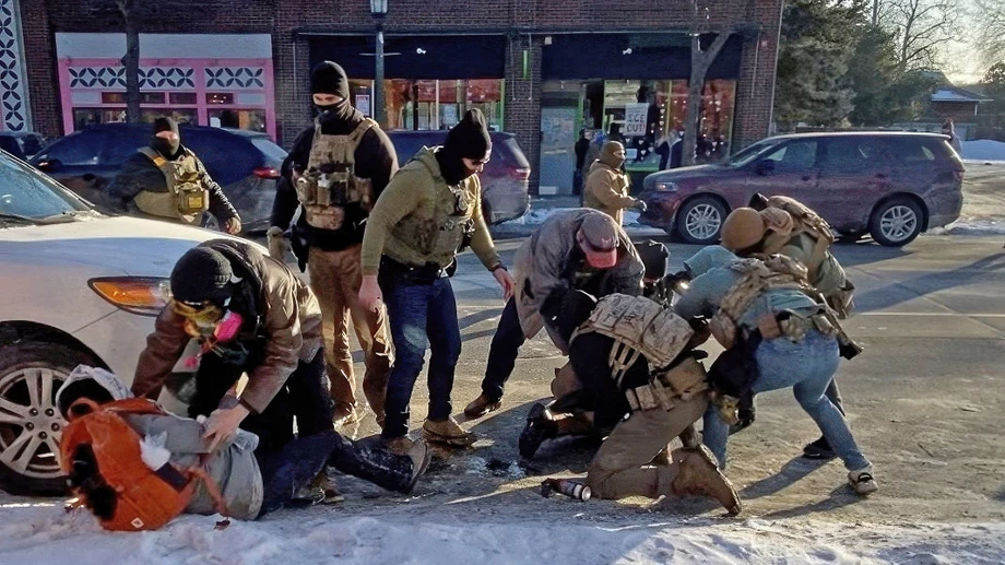 Der Vorfall in Minneapolis: Bei einem ICE-Einsatz kommt ein Mann ums Leben (Standbild aus einem Video).