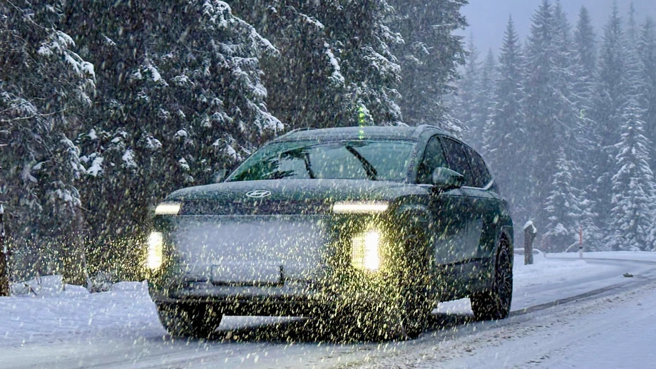 Bergankunft bei minus 9 Grad plus Schneetreiben