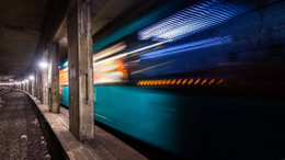 Schlafplatz mit guter Anbindung: Vier Personen haben in einem Frankfurter S-Bahn-Tunnel übernachtet.