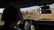 MINUSMA-Einsatz: Bundeswehrsoldaten auf Patrouillenfahrt in Mali im Januar 2020