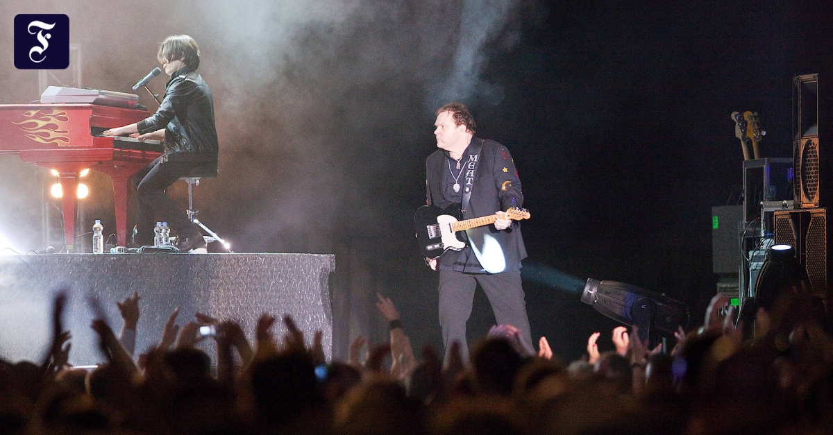 Rockmusiker Meat Loaf bricht bei einem Konzert zusammen Menschen FAZ