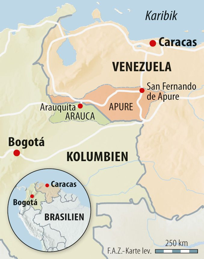 Großer Strom In Venezuela Und Kolumbien Bilderstrecke zu: Venezuela und Kolumbien: Kampf um die Schmuggelrouten
