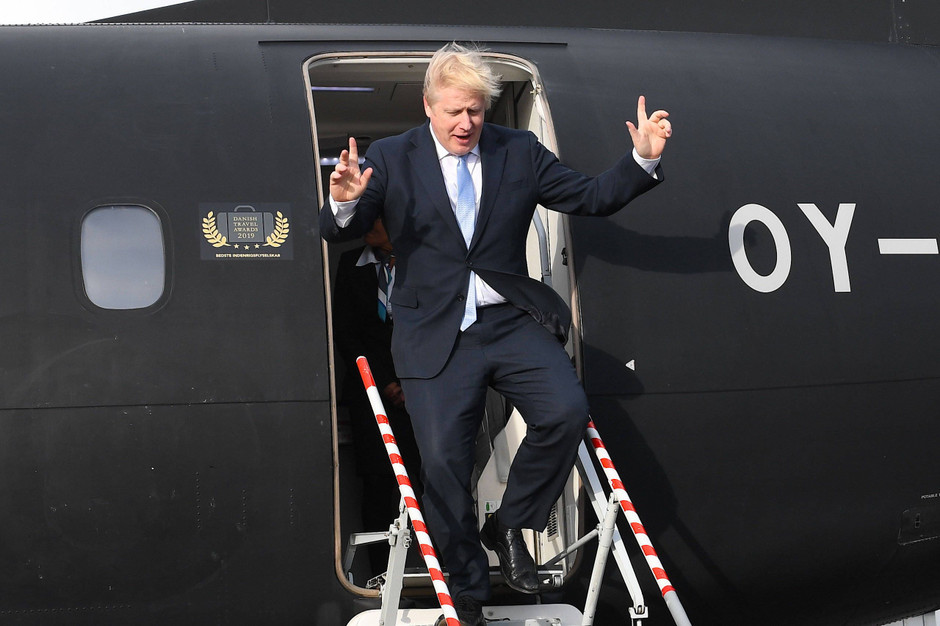 Bild Zu Brexit Flugzeug Boris Johnson Sorgt Mit Lackierung F r 