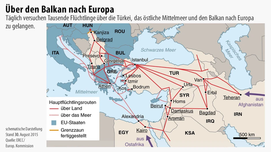 Bilderstrecke zu: Tausende Flüchtlinge auf „Balkan-Route“ unterwegs