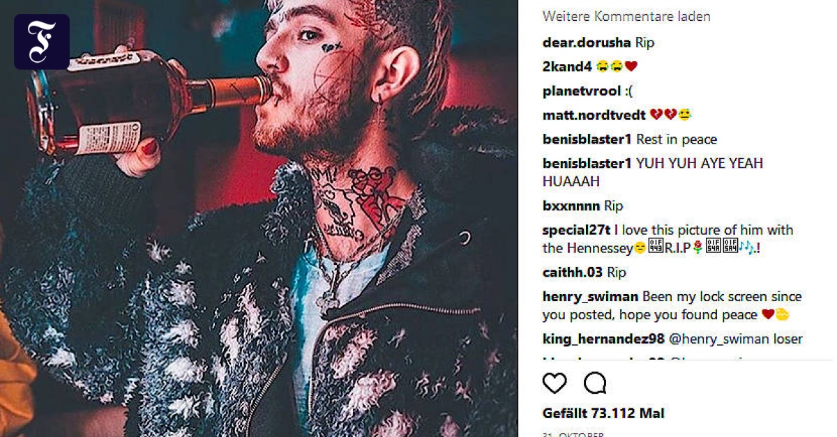 Lil Peep tot Tod des 21Jährigen Rappers kam nicht überraschend