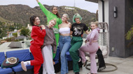 Kandidatinnen Sophie, Luca, Juliana, Lou-Anne Vanessa und Lena (v.l.n.r) posen für die Kamera. Kandidatinnen Sophie, Luca, Juliana, Lou-Anne Vanessa und Lena (v.l.n.r) posen für die Kamera.