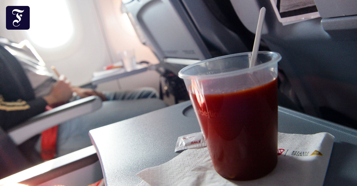 Warum Schmeckt Tomatensaft Im Flugzeug Besser www.faz.net