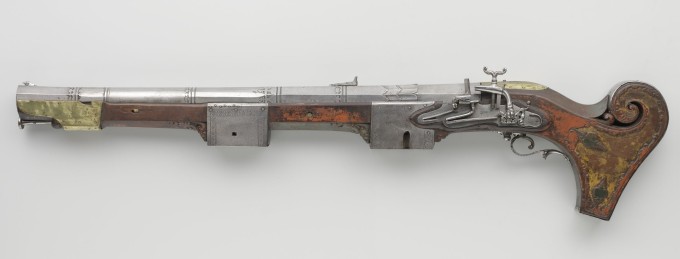 Meriam tembok, sekitar pertengahan abad ke-18 Meriam tembok, sekitar pertengahan abad ke-18