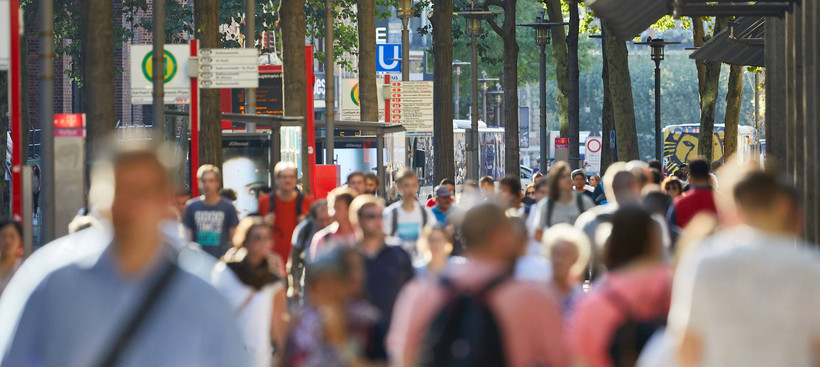 Mönckebergstraße in Hamburg
