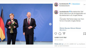 Machtübergabe auf Instagram