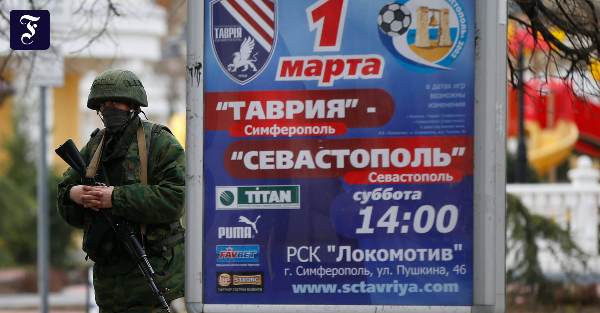 Fußball auf der Krim Umschaltspiel auf russische Art