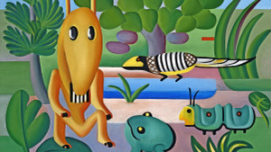 Wolkenkratzer vor Urwaldkulisse