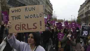Tausende Franzosen protestieren gegen Gewalt an Frauen