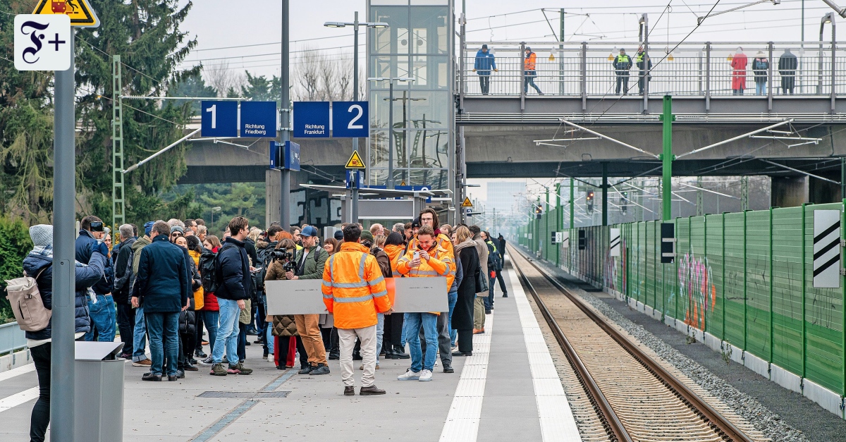 Streckenausbau nach Bad Vilbel: Neue S-Bahn-Station Ginnheim in ...