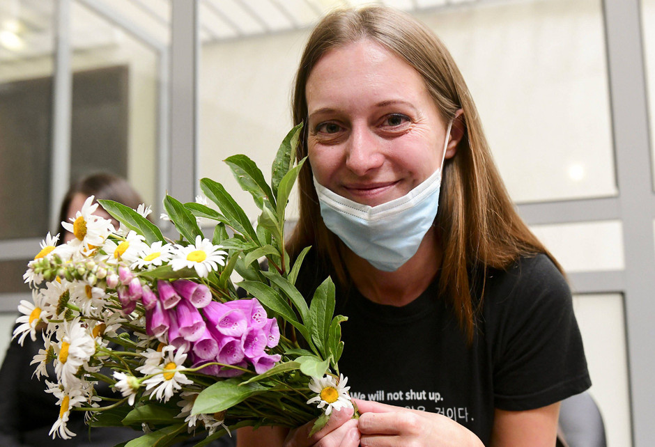 Bild zu Russische Journalistin Swetlana Prokopjewa verurteilt Bild 1