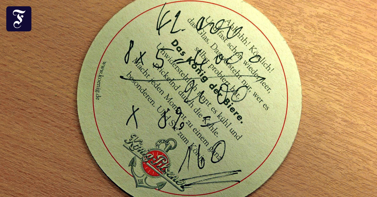 Friedrich Merz Bierdeckel 2003