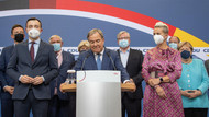 Armin Laschet am Wahlabend im Konrad-Adenauer-Haus