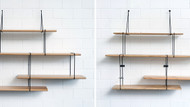 1. Preis, Modulares Wandregal-System „LINK". Links Original: Studio Hausen / Jörg Höltje, Hamburg, Deutschland. Rechts Plagiat: Vertrieb: Deutscher Möbel-Filialist 1. Preis, Modulares Wandregal-System „LINK". Links Original: Studio Hausen / Jörg Höltje, Hamburg, Deutschland. Rechts Plagiat: Vertrieb: Deutscher Möbel-Filialist