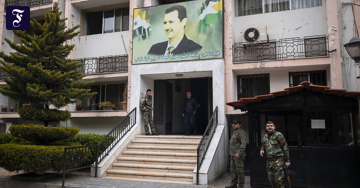 Syrien Die Universität war hier nie ein Ort der Freiheit