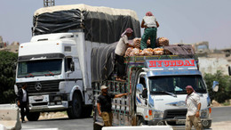 Wegzoll als begehrte Einnahmequelle: Über Kontrollpunkte wie den Murak läuft der Handel zwischen Regime- und Rebellengebieten.