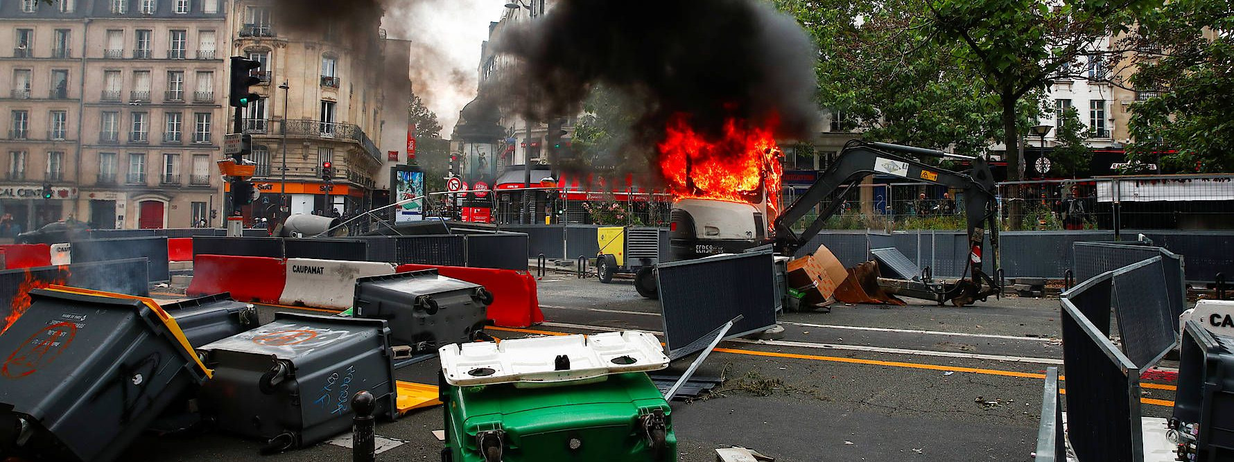 Proteste gegen Macrons Gesundheitsplan