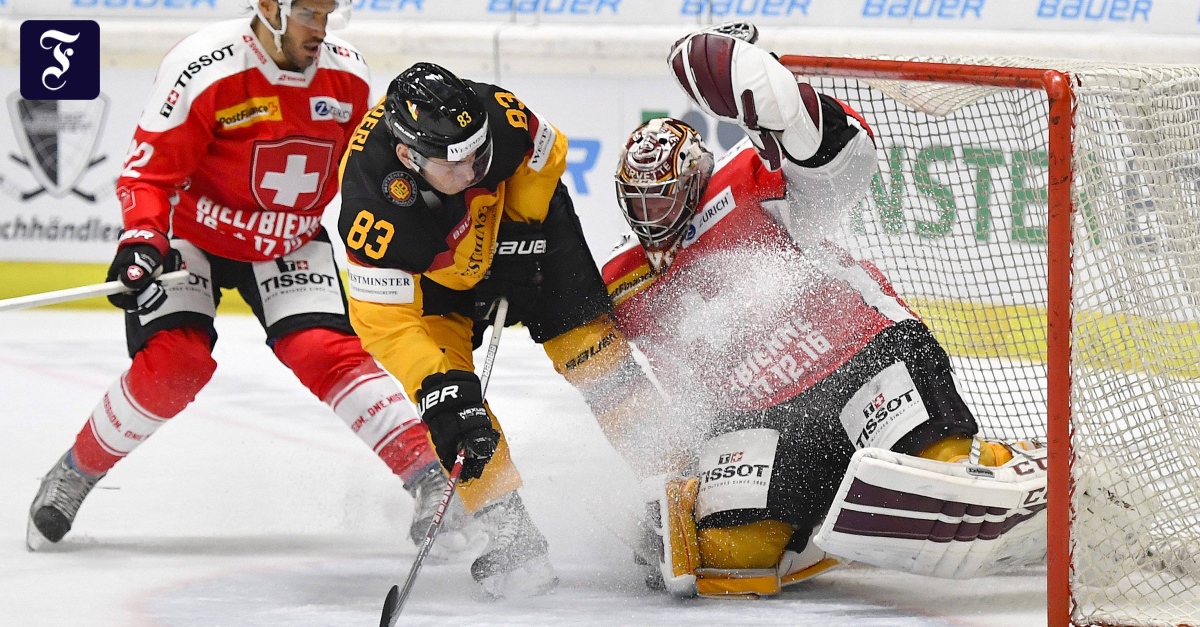 Deutsche Eishockey-Nationalmannschaft besiegt die Schweiz ...