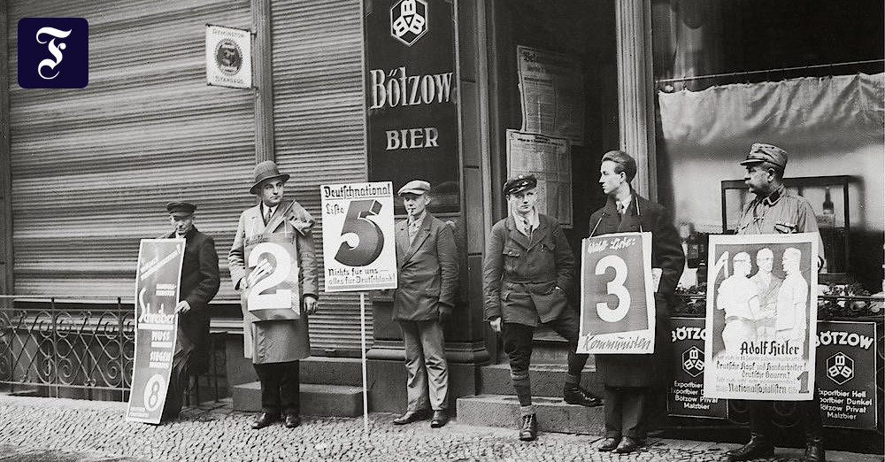 Die Weimarer Republik und die heutige Demokratie