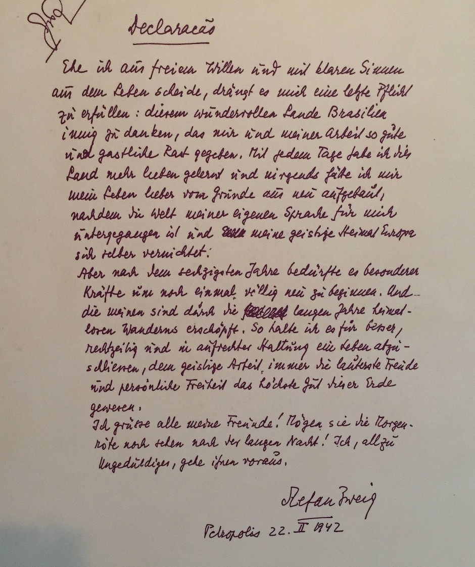 Bilderstrecke zu Stefan und Lotte Zweigs Tod in Brasilien Bild 4 von 4 FAZ