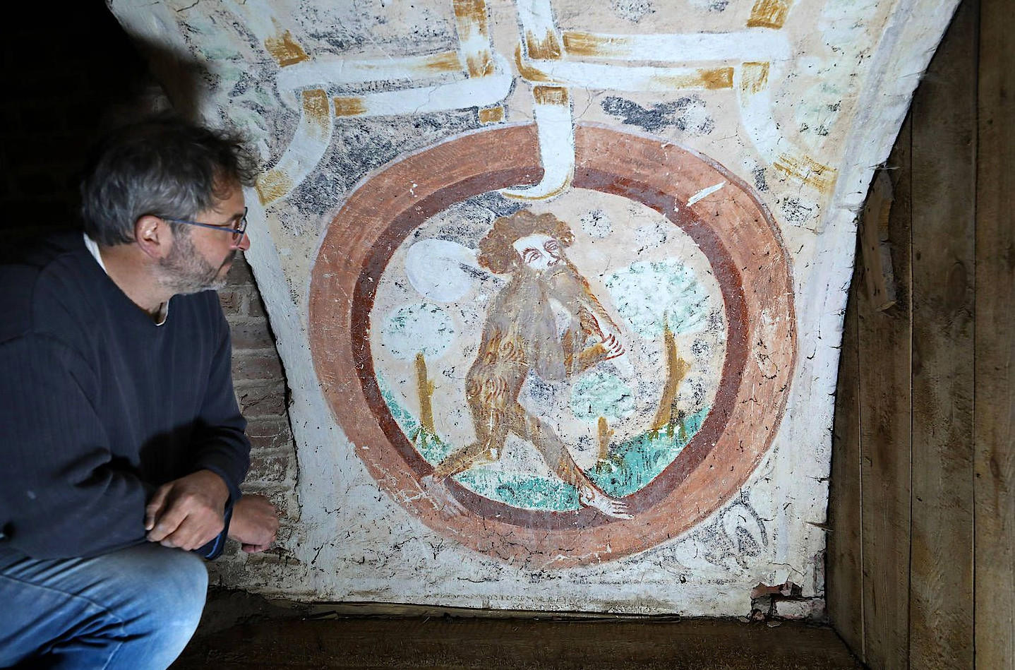 Ungewohnliche Wandmalerei In Der Kirche Von Kenz