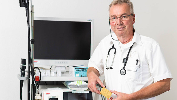 Plastik für die Patienten