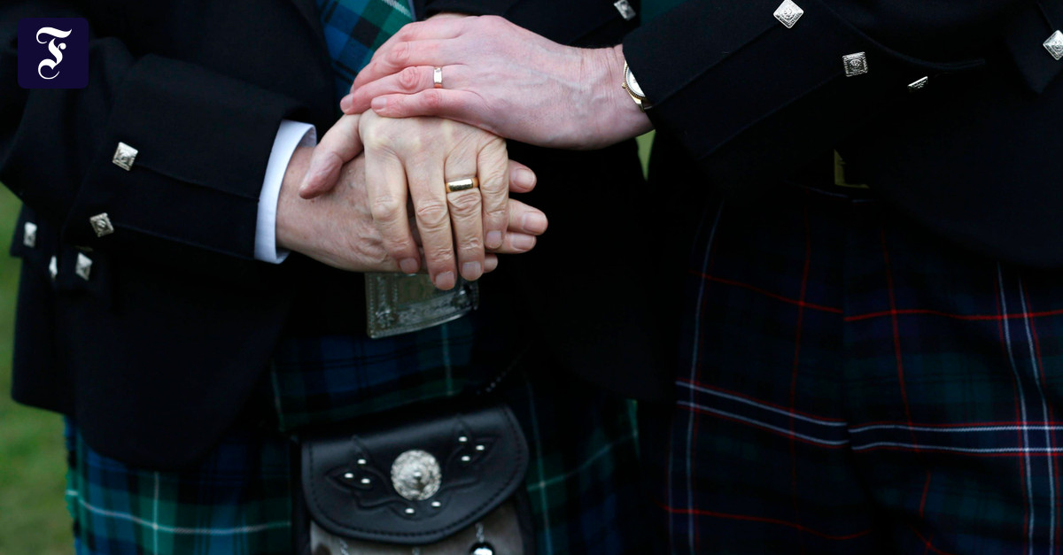 Gleichstellung Schottland führt die HomoEhe ein