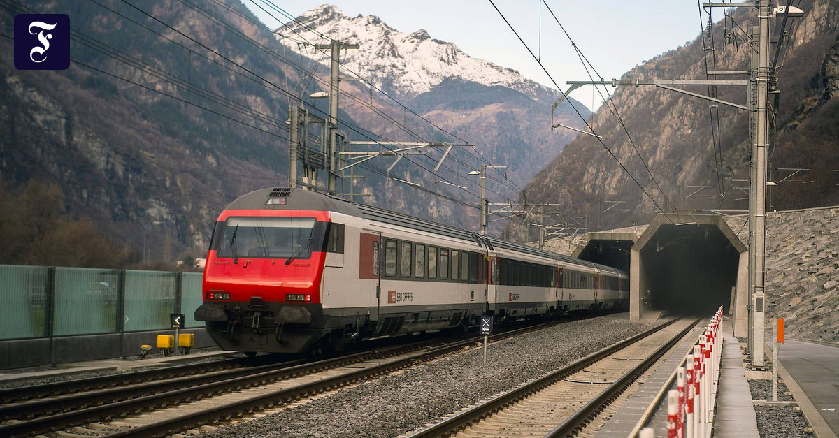 Der Gotthard-Basistunnel ist in Betrieb