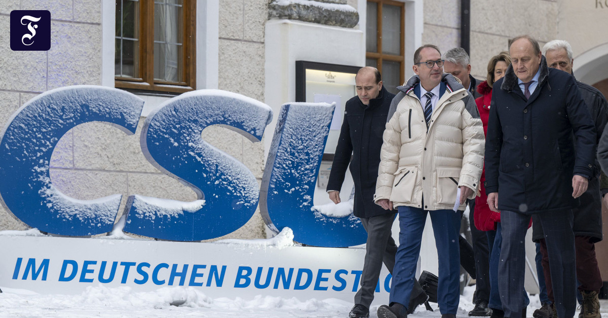 Conclusion of the closed conference: How the CSU wants to remain the party ...