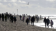 Sie haben’s ans Meer geschafft: Feriengäste auf der Insel Sylt am vergangenen Wochenende.