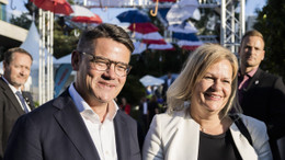 CDU vorn, Faeser schwach