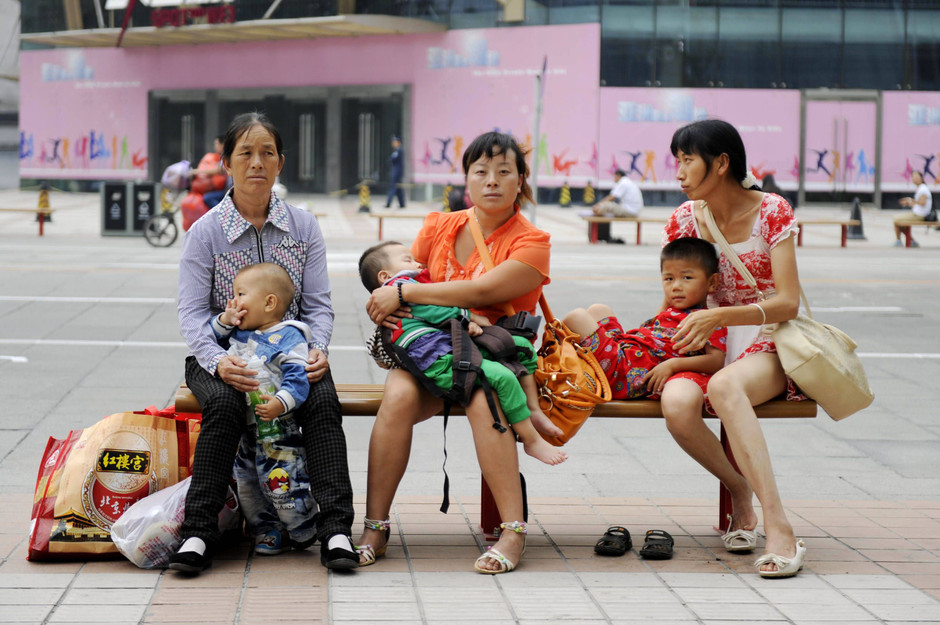 China 1 Kind Politik Zwillinge