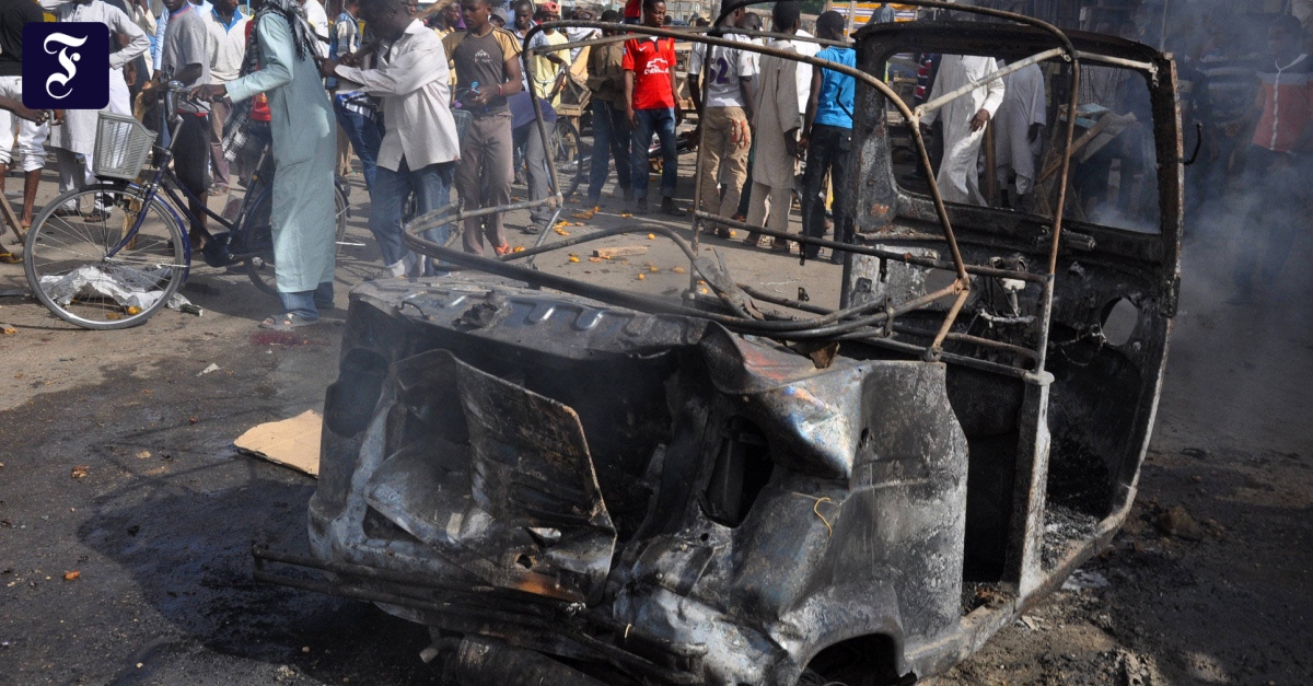 Terror in Nigeria: Mindestens 20 Tote bei Anschlag auf Marktplatz - Afrika - FAZ