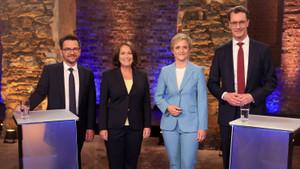 CDU und SPD in Nordrhein-Westfalen dicht an dicht CDU und SPD in Nordrhein-Westfalen dicht an dicht