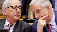 EU-Kommissionspräsident Jean-Claude Juncker (links) und sein Brexit-Chefunterhändler Michel Barnier am 30. Januar im Europäischen Parlament in Brüssel