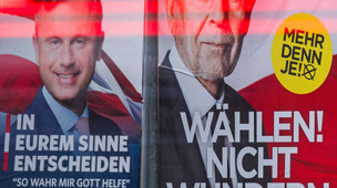 Einer wird gewinnen: Norbert Hofer (FPÖ) und Alexander Van der Bellen (Grüne) auf Wahlplakaten in Wien