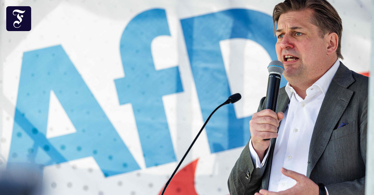 Die AfD in Sachsen setzt im Wahlkampf auf Maximilian Krah