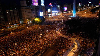 Unter dem Stichwort „8N“ organisierten sich die Argentinier vor allem über soziale Netzwerke.