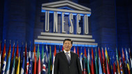 Der chinesische Staatschef Xi Jinping im März 2014 am Sitz der Unesco in Paris