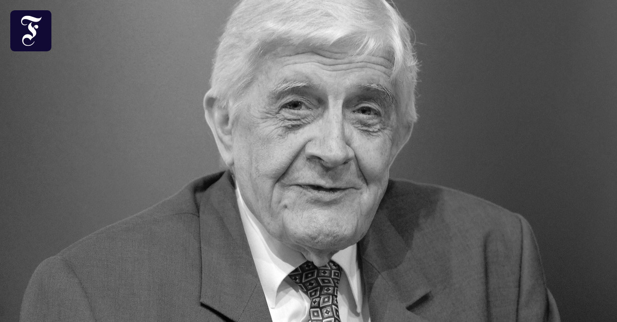 FDPPolitiker Burkhard Hirsch im Alter von 89 Jahren gestorben