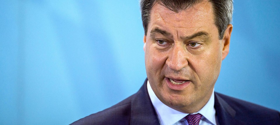 Ebensoviele sind zufrieden wie unzufrieden mit seiner Arbeit als bayerischer Ministerpräsident: Markus Söder