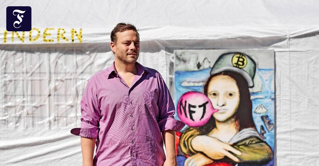 Campground for art painting in Frankfurt art, children