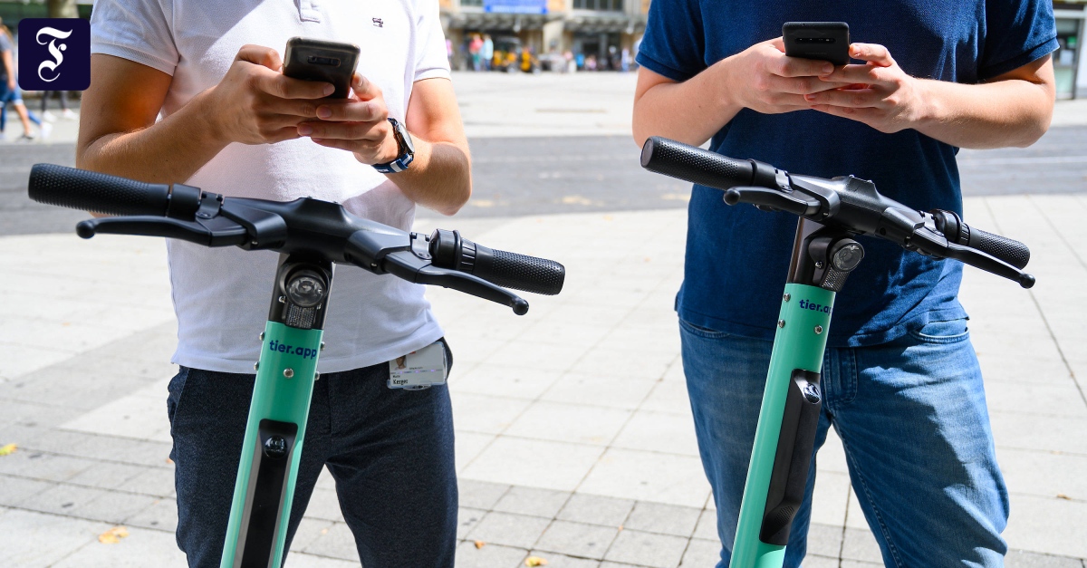 EScooter in Frankfurt Der Bedarf ist vorhanden