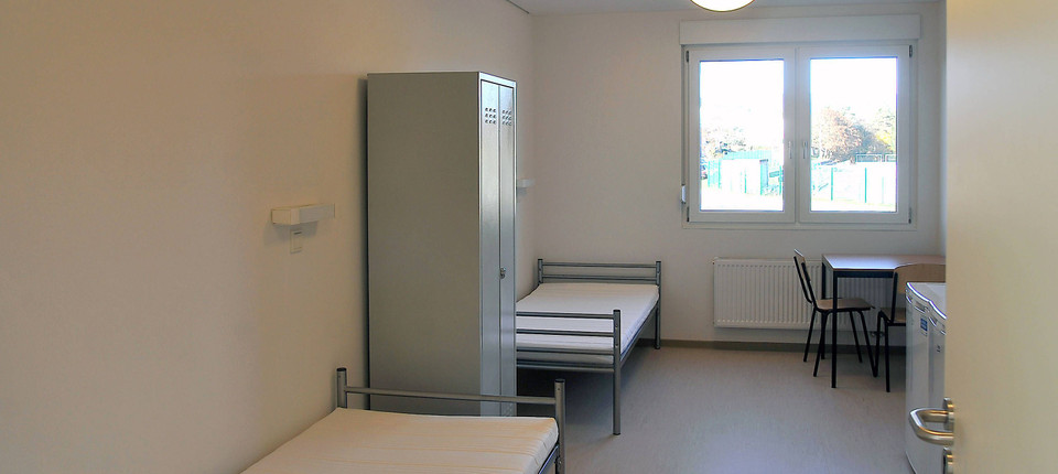 Unterkunft für Geflüchtete: Vermeintlicher Luxus im Mehrbettzimmer